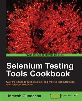 Produktbild: Selenium Testing Tools Cookbook