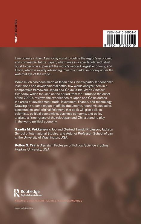 Produktbild: Japan and China in the World Political Economy