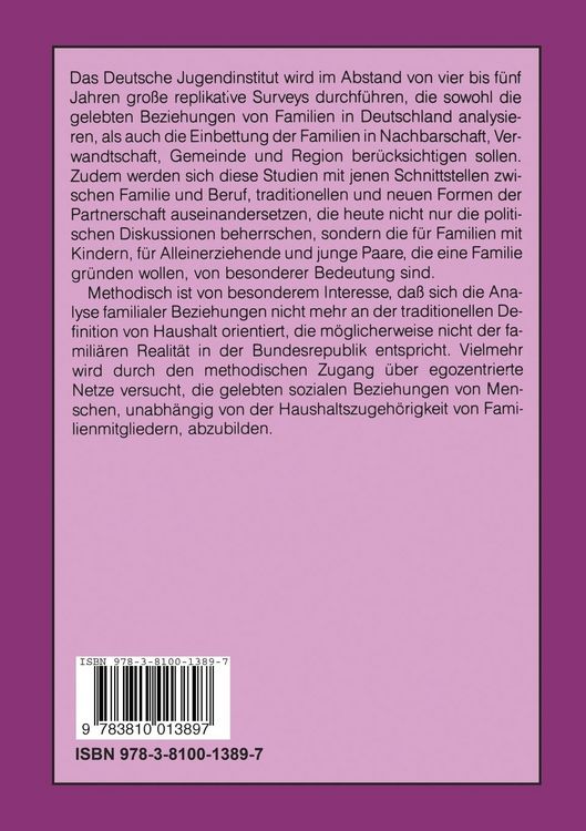 Produktbild: Das Individuum und seine Familie