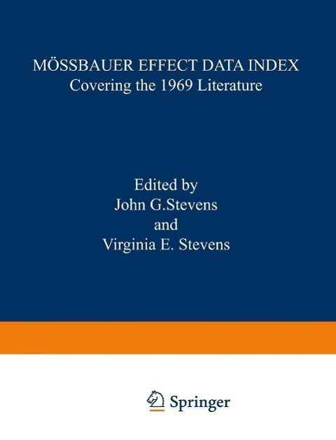 Produktbild: M&ouml;ssbauer Effect Data Index