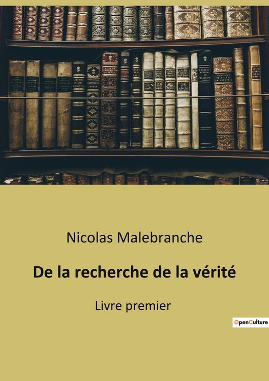 Produktbild: De la recherche de la v&eacute;rit&eacute;