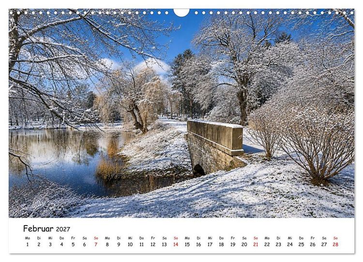 Produktbild: Bad Homburg Schlossblick (Wandkalender 2027 DIN A3 quer), CALVENDO Monatskalender