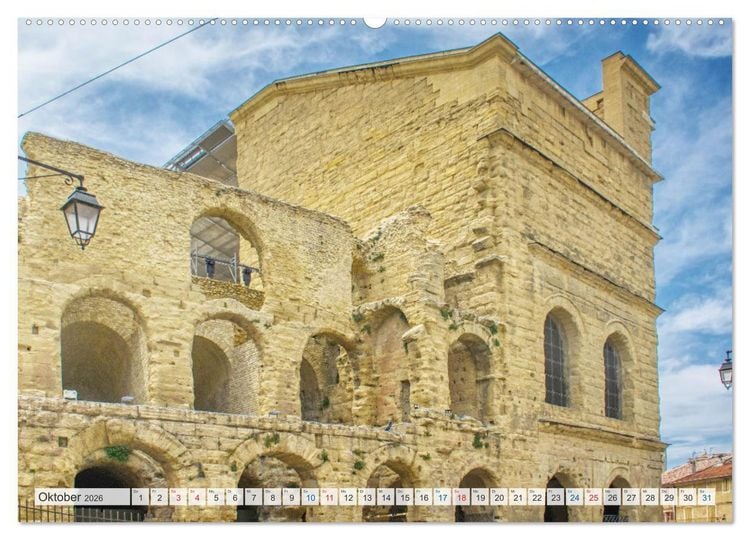 Produktbild: Orange - Die antike Stadt in der Provence (Wandkalender 2026 DIN A2 quer), CALVENDO Monatskalender