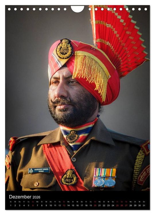 Produktbild: Portraits aus Indien (Wandkalender 2026 DIN A4 hoch), CALVENDO Monatskalender