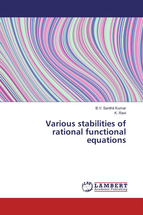 Produktbild: Various stabilities of rational functional equations