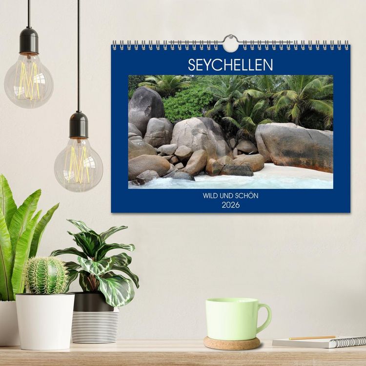 Produktbild: Seychellen - Wild und Sch&ouml;n (Wandkalender 2026 DIN A4 quer), CALVENDO Monatskalender