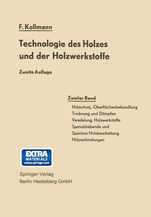 Produktbild: Technologie des Holzes und der Holzwerkstoffe