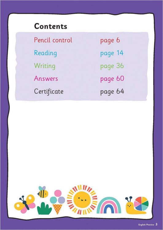 Produktbild: English Practice Book for Ages 4-5