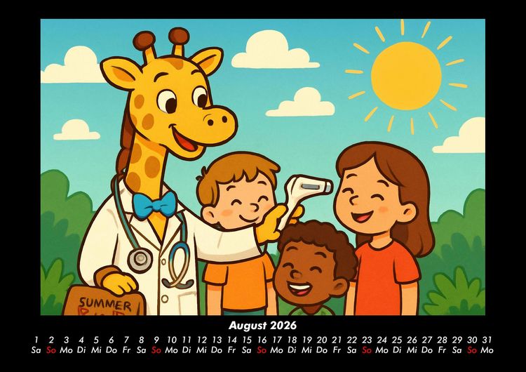 Produktbild: Nala entdeckt ihren Beruf als &Auml;rztin 2026 Fotokalender DIN A3