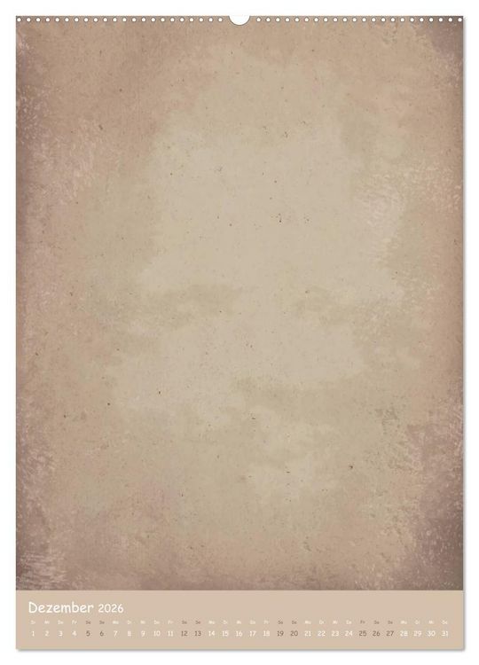 Produktbild: Vintage DIY Bastel-Kalender -Hochformat- (hochwertiger Premium Wandkalender 2026 DIN A2 hoch), Kunstdruck in Hochglanz