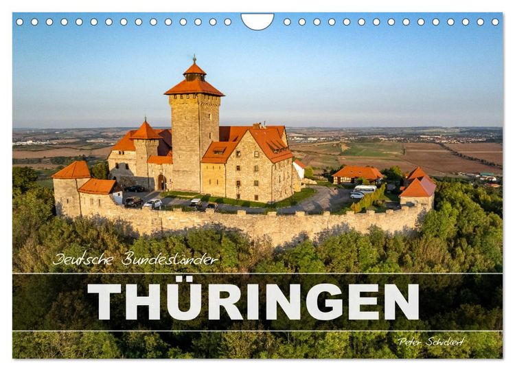 Produktbild: Deutsche Bundesl&auml;nder - Th&uuml;ringen (Wandkalender 2026 DIN A4 quer), CALVENDO Monatskalender