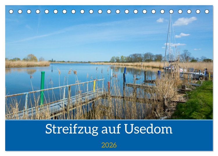 Produktbild: Streifzug auf Usedom (Tischkalender 2026 DIN A5 quer), CALVENDO Monatskalender