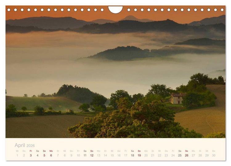 Produktbild: Unterwegs in den Marken (Wandkalender 2026 DIN A4 quer), CALVENDO Monatskalender
