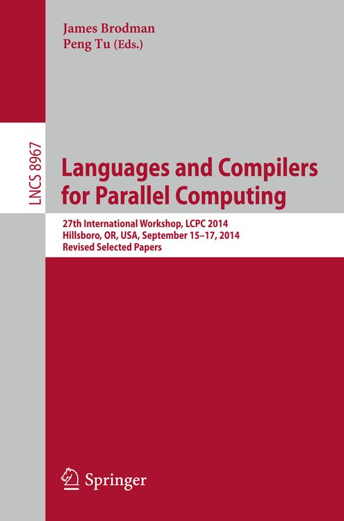 Produktbild: Languages and Compilers for Parallel Computing