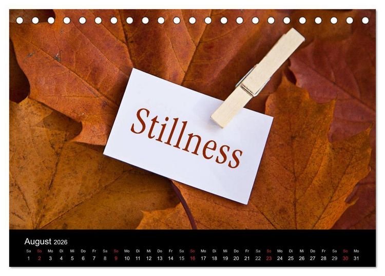 Produktbild: SPIRIT OF ZEN Meditation (Tischkalender 2026 DIN A5 quer), CALVENDO Monatskalender