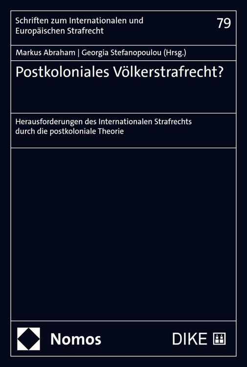 Produktbild: Postkoloniales V&ouml;lkerstrafrecht?