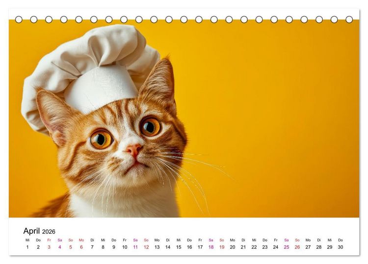 Produktbild: Kreativ Kalender - Tiere & eigene Ideen (Tischkalender 2026 DIN A5 quer), CALVENDO Monatskalender