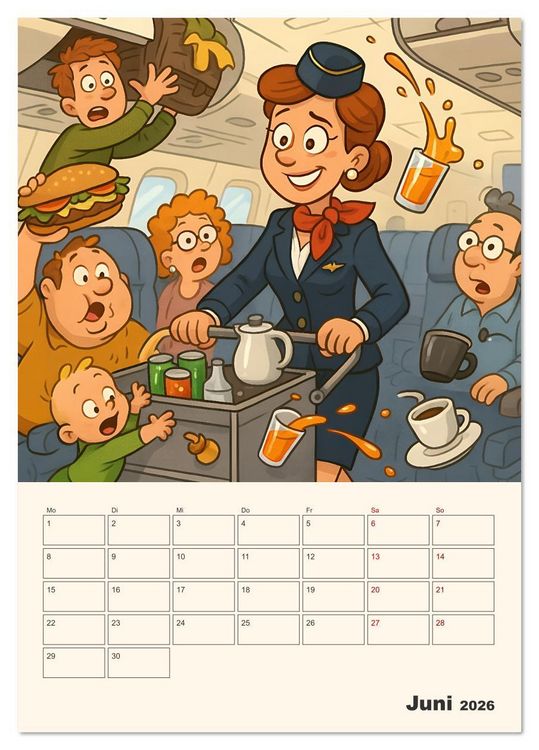 Produktbild: Berufe mal anders &ndash; Ein Jahr voller Job-Klischees (Tischkalender 2026 DIN A5 hoch), CALVENDO Monatskalender
