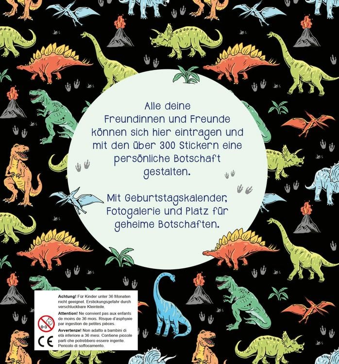Produktbild: Alle meine Freunde &ndash; Dino | Mit &uuml;ber 300 Stickern