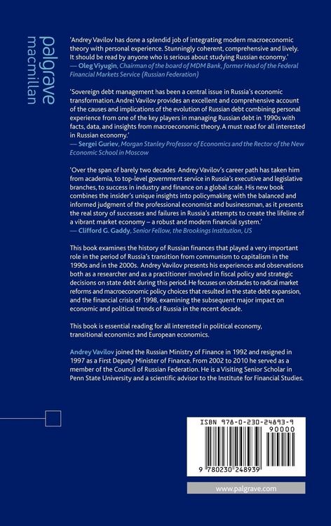 Produktbild: The Russian Public Debt and Financial Meltdowns