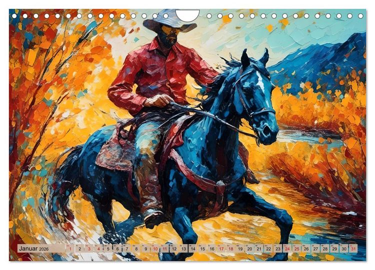 Produktbild: Wild West Moments (Wandkalender 2026 DIN A4 quer), CALVENDO Monatskalender