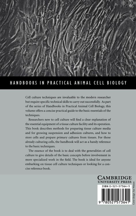 Produktbild: General Techniques of Cell Culture