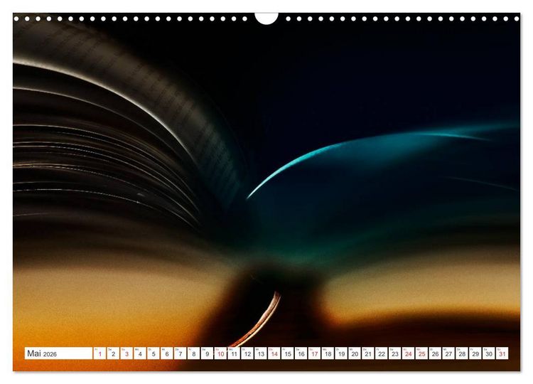 Produktbild: Ars Libri - Kunstwerk Buch (Wandkalender 2026 DIN A3 quer), CALVENDO Monatskalender