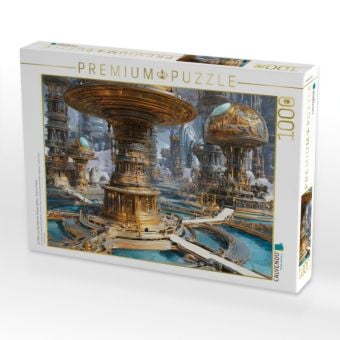 Produktbild: CALVENDO Puzzle Ein Motiv aus dem Kalender Fantasie Welten - Science Fiction | 1000 Teile Lege-Gr&ouml;&szlig;e 64x48cm Foto-Puzzle f&uuml;r gl&uuml;ckliche Stunden