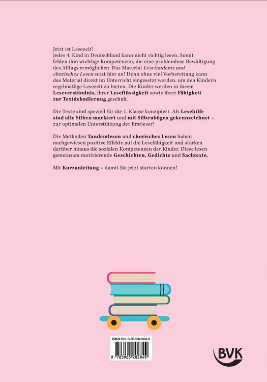 Produktbild: Lesetandems und chorisches Lesen &ndash; 1. Klasse