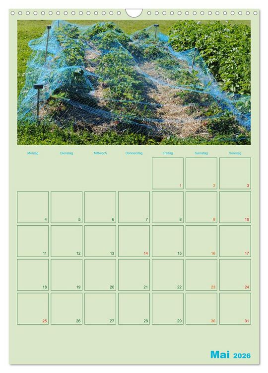 Produktbild: Gartenplaner (Wandkalender 2026 DIN A3 hoch), CALVENDO Monatskalender