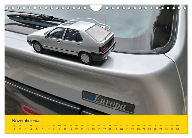 Produktbild: Historische Renault (Wandkalender 2026 DIN A4 quer), CALVENDO Monatskalender