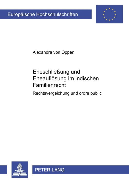 Produktbild: Eheschlie&szlig;ung und Eheaufl&ouml;sung im indischen Familienrecht