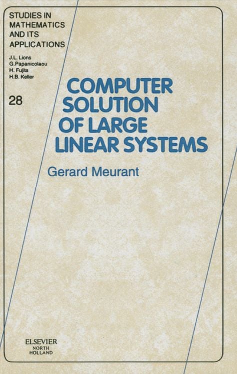 Produktbild: Computer Solution of Large Linear Systems