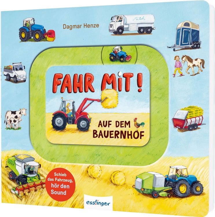 Produktbild: Meine Schiebebahn-Pappe (Soundbuch): Fahr mit auf dem Bauernhof