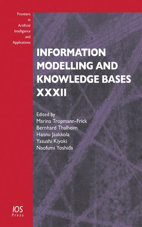 Produktbild: Information Modelling and Knowledge Bases XXXII