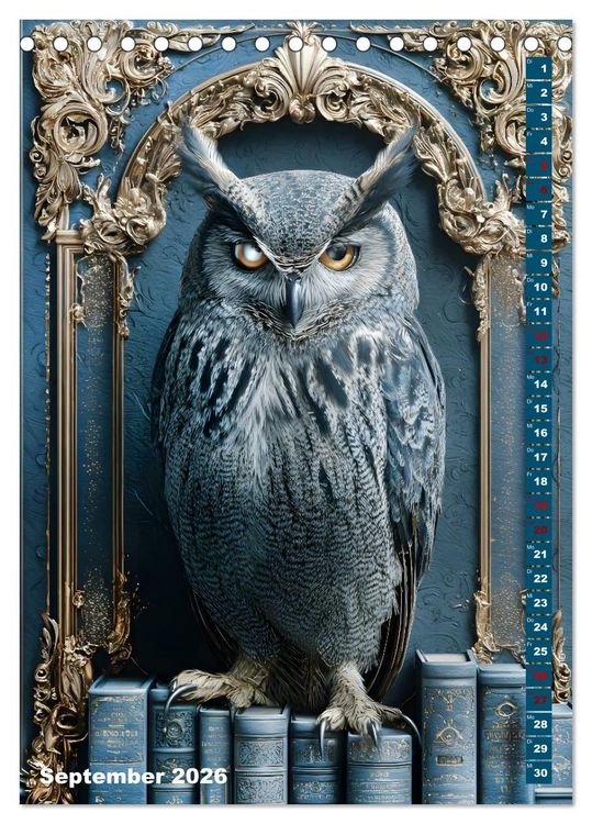 Produktbild: Umbrae Libri (Tischkalender 2026 DIN A5 hoch), CALVENDO Monatskalender