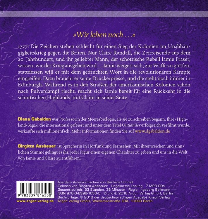 Produktbild: Outlander &ndash; Echo der Hoffnung