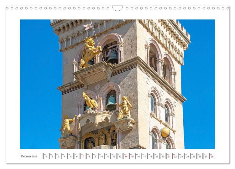 Produktbild: Messina - bezaubernde K&uuml;stenstadt (Wandkalender 2026 DIN A3 quer), CALVENDO Monatskalender