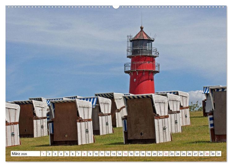 Produktbild: Die Nordsee zwischen Stade und Pellworm (hochwertiger Premium Wandkalender 2026 DIN A2 quer), Kunstdruck in Hochglanz