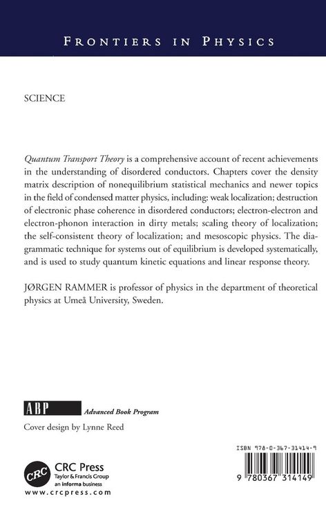 Produktbild: Quantum Transport Theory