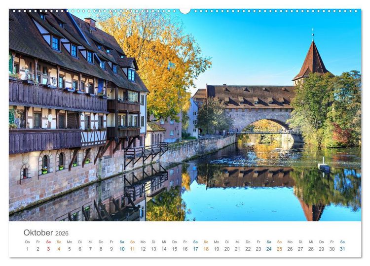 Produktbild: Mittelfranken - wo Lebensfreude Tradition hat (hochwertiger Premium Wandkalender 2026 DIN A2 quer), Kunstdruck in Hochglanz