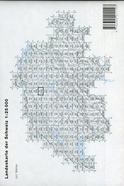 Produktbild: Swisstopo 1 : 25 000 Hitzkirch