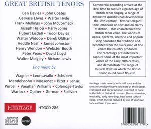 Produktbild: Davies, B: Ber&uuml;hmte Britische Ten&ouml;re