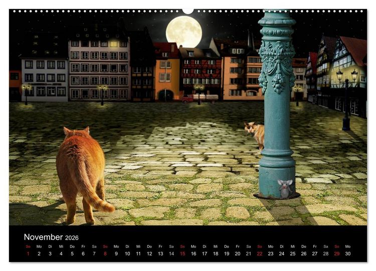 Produktbild: Hier ist die Maus zuhaus' (Wandkalender 2026 DIN A2 quer), CALVENDO Monatskalender