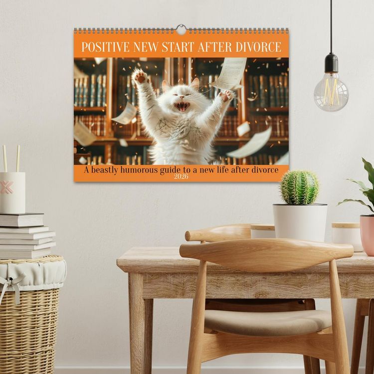 Produktbild: Positive new start after divorce (Wall Calendar 2026 DIN A3 landscape), CALVENDO 12 Month Wall Calendar