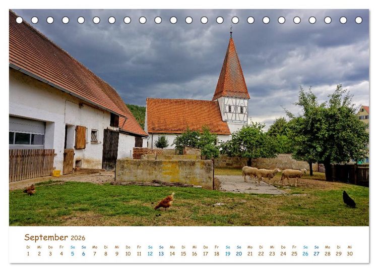 Produktbild: Brombachsee und Umgebung (Tischkalender 2026 DIN A5 quer), CALVENDO Monatskalender
