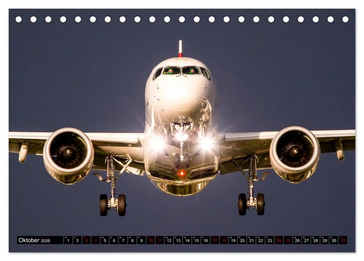 Produktbild: Faszination Fliegerei (Tischkalender 2026 DIN A5 quer), CALVENDO Monatskalender