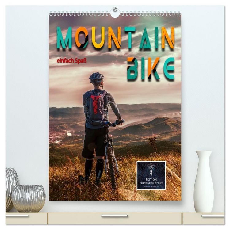 Produktbild: Mountainbike - einfach Spa&szlig; (hochwertiger Premium Wandkalender 2026 DIN A2 hoch), Kunstdruck in Hochglanz