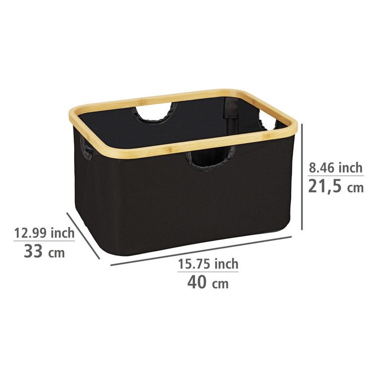 Produktbild: Korb Mod. Ecori, 2er Set, Textilien aus 100 % recyceltem Polyester