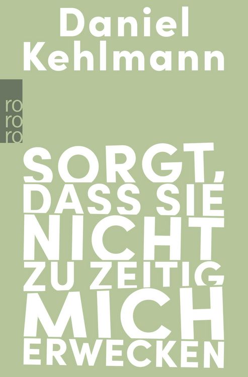Produktbild: Sorgt, dass sie nicht zu zeitig mich erwecken